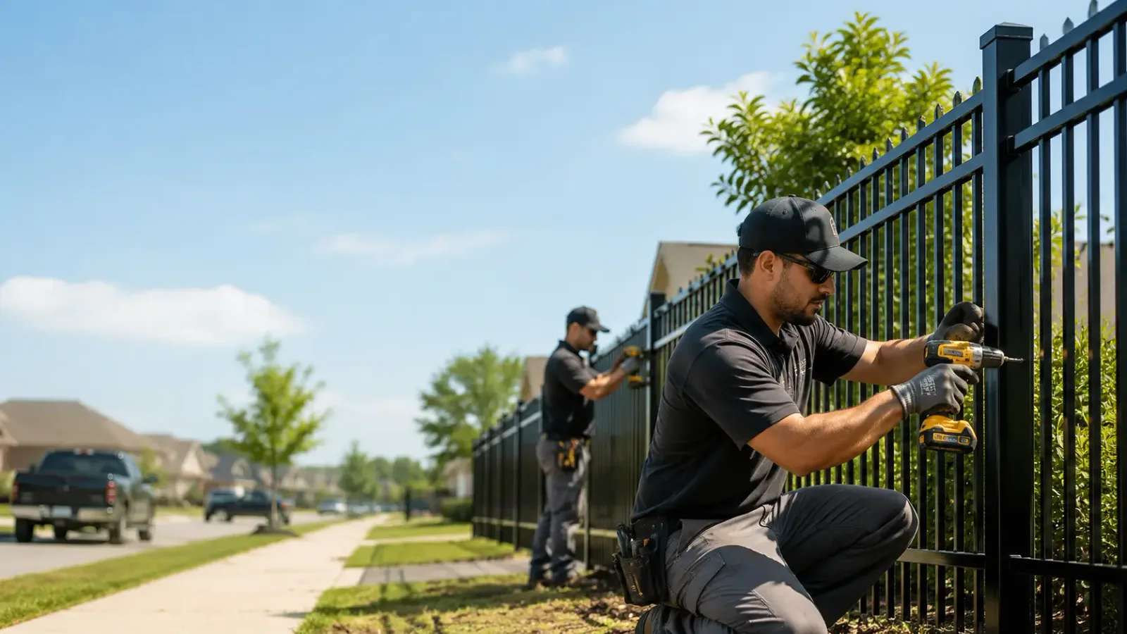 Metal Fence Installation in Olney, IL